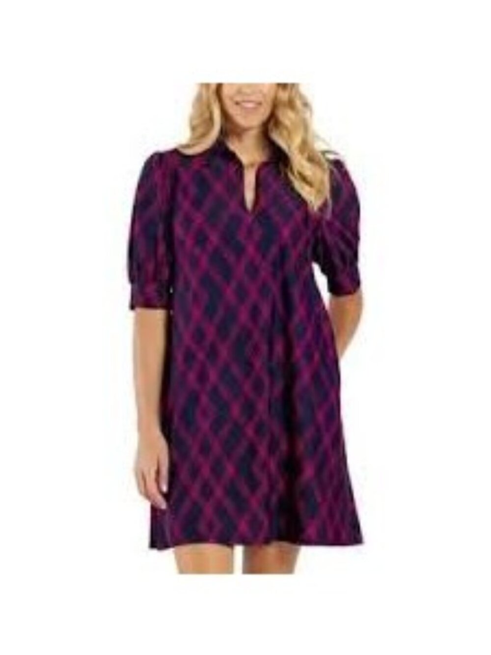 Jude Connally Emerson Jude Cloth Diamond Lattice Dress XS